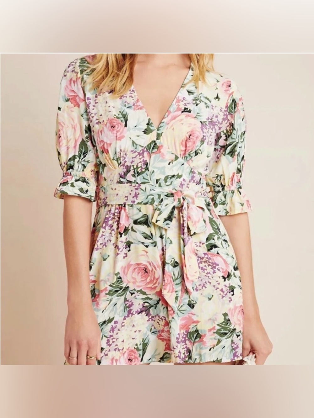 Faithfull the brand Ana floral print playsuit romper - Venissa floral